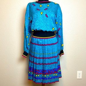 Adrianna Papell 100% Pure Silk Vintage Dress, Wm’s Sz 6